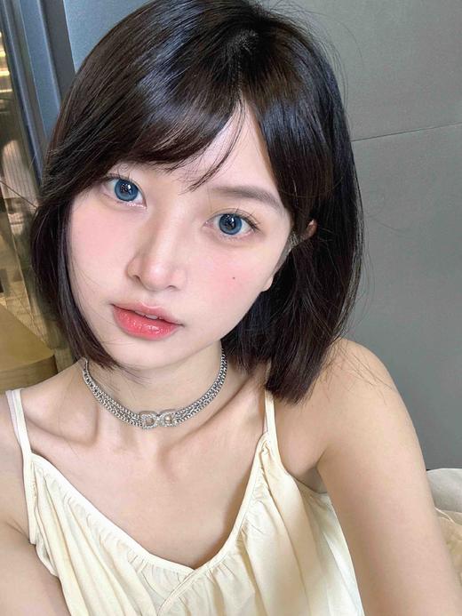 平价年抛 蓝冰泪pfgirl  / 中直径14.2 着色13.4  /  （同品牌多副更划算 选款完整色板在详情页) 蓝色美瞳 商品图7