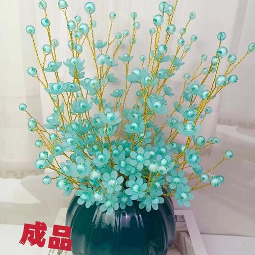 扭扭棒花束手工diy材料包加密毛根毛条绿色超密扭扭棒 商品图6