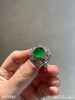3111507，老坑玻璃艳绿蛋面戒指。具体价格微信咨询 商品缩略图6