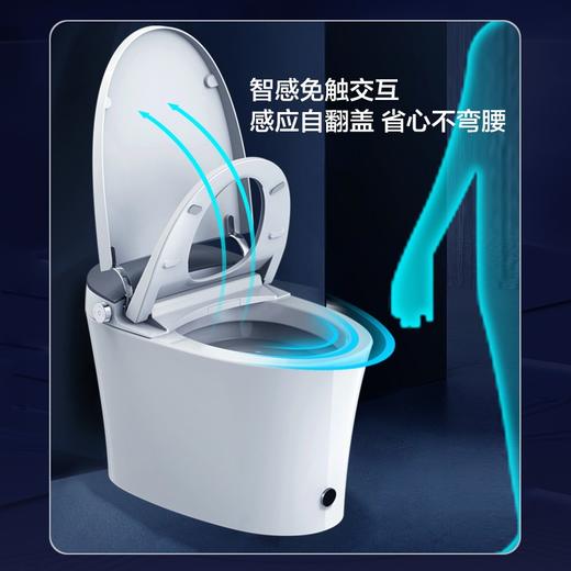 海尔智能马桶一体机 自动翻盖款 脚感冲刷抗菌除臭电动全功能卫浴马桶坐便器 HD-3028U1 305坑距 商品图3