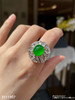 3111507，老坑玻璃艳绿蛋面戒指。具体价格微信咨询 商品缩略图5