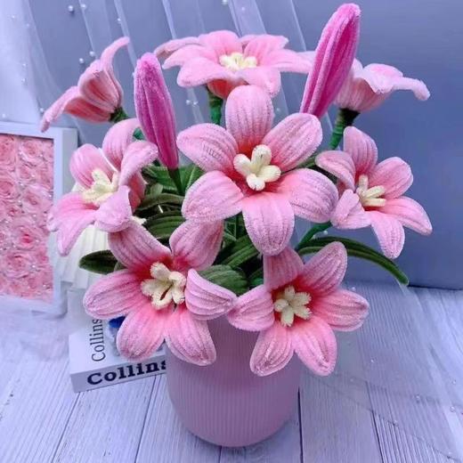 扭扭棒花束手工diy材料包加密毛根毛条绿色超密扭扭棒 商品图0