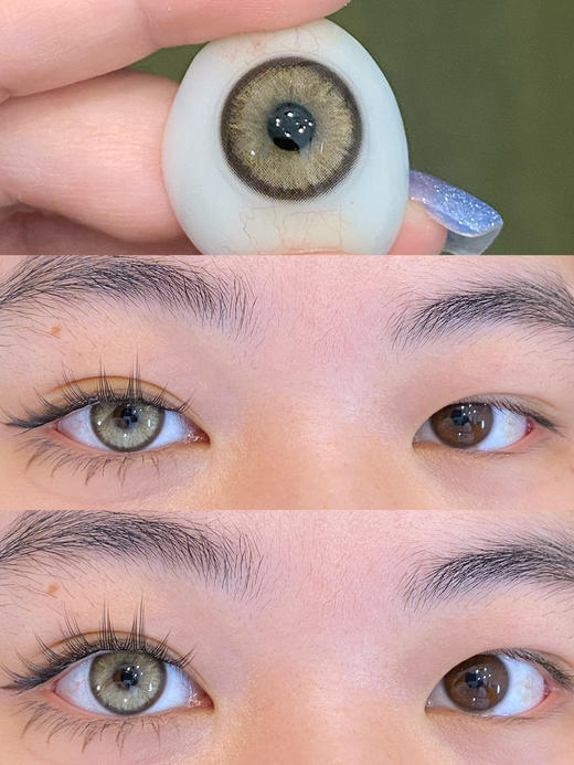 Huohuocon品牌日抛-Nagini brown柏拉图金泪10/片一盒  商品图11