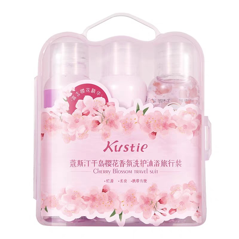 【Yuki】蔻斯汀樱花香氛旅行装洗浴洗护套装便携小瓶洗发水护发素沐浴露