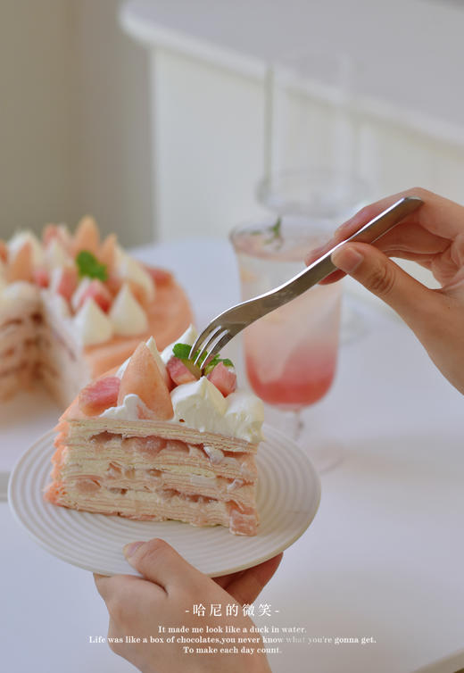 夏日新品 - 乌龙蜜桃千层蛋糕 商品图4