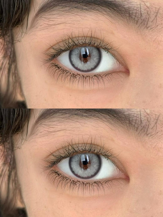 Huohuocon品牌日抛-Nagini Gray 巴洛克银珠10/片一盒 商品图13