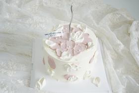 简约奶油蛋糕 ｜ 鲜果原味奶油 - 繁花（粉）