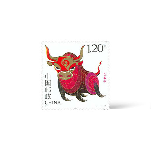 【现货】第一二三轮生肖牛邮票4枚·吉庆卡装 商品图3