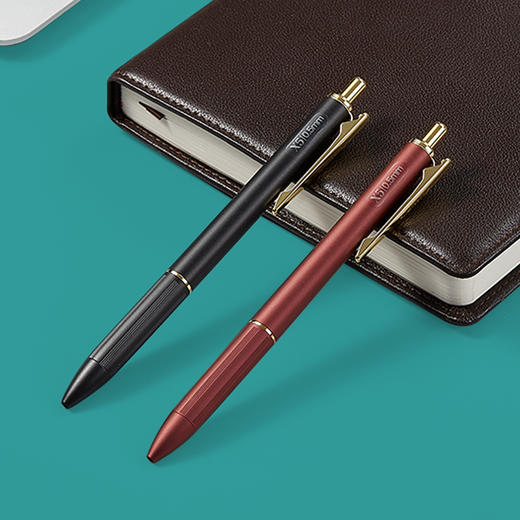 齐心 X5 金属按动中性笔 子弹头 0.5mm 商品图1