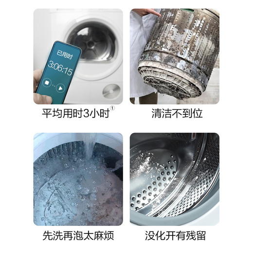 【让洗衣机焕然一新！去污洗衣机清洁剂】深层洁净全方位清洁，祛除异味无需浸泡，快速清楚洗衣机槽内污垢，洗衣机清洁抑jun液除垢杀jun消毒-SH 商品图1