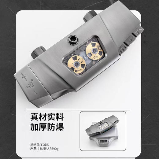 7299留声机花洒-恒温枪灰 商品图3