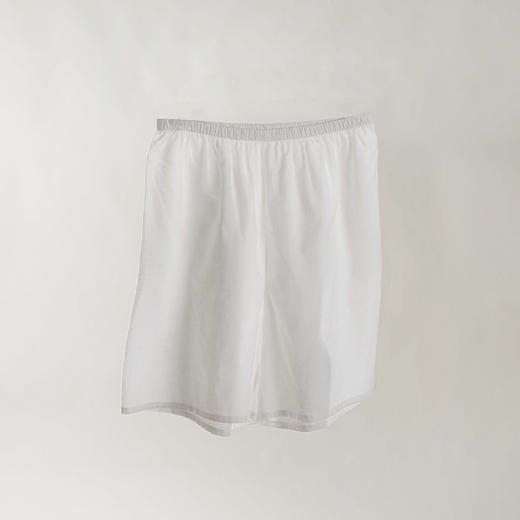 特绽放623【黑白灰系列·夏日白开水】有机棉安全裤wan能打底短裤 商品图0