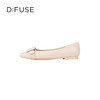 迪芙斯D:FUSE女鞋秋款单鞋女方头羊皮几何扣柔软舒适平底鞋DF33111081 商品缩略图4