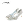 迪芙斯D:FUSE女鞋秋款单鞋女高跟鞋格利特蝴蝶结宴会单鞋女DF33114073 商品缩略图2