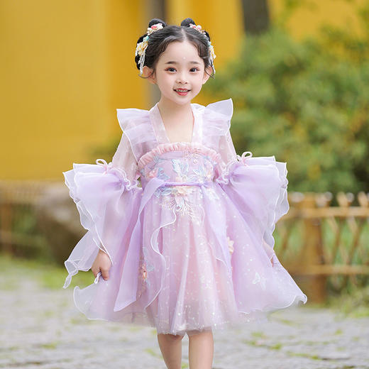 夏季新款，襦裙儿童中国风夏古装裙唐装XWN2616 商品图2