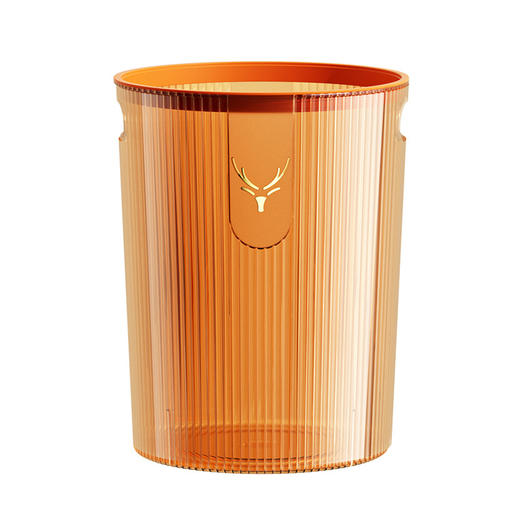 「五色可选！简约颜值派」透明垃圾桶居家日用颜值厨房用品客厅压圈垃圾篓卫生间厕所简约纸篓 商品图4