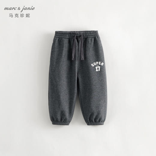 马克珍妮秋装新款 男童学院风束脚休闲运动裤 儿童裤子231660 商品图1