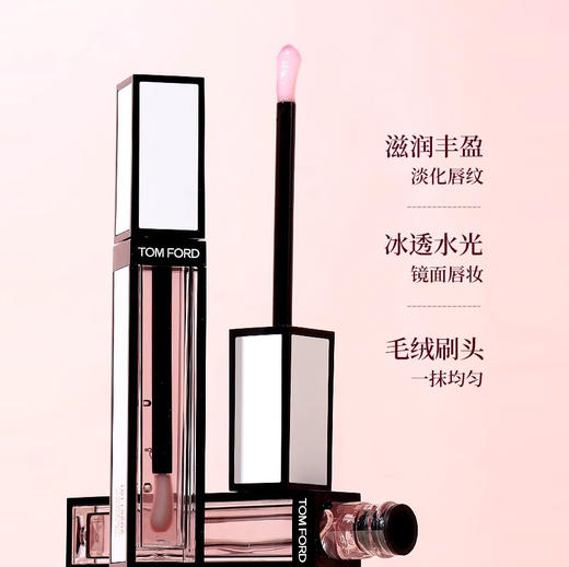 TF玻璃唇●Tom Ford汤姆福特新品限定玫瑰唇露 唇油 水润嘟嘟唇【CDF】 商品图3