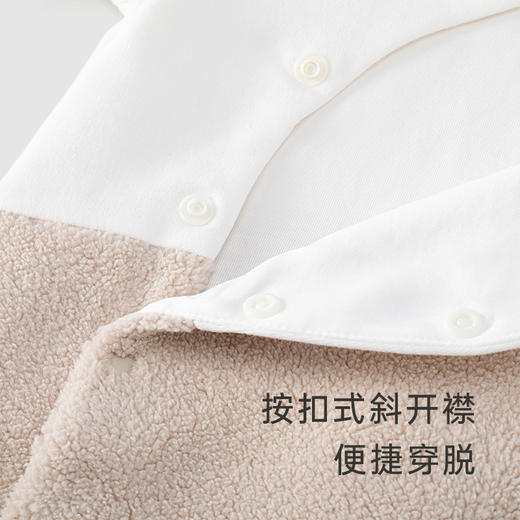 【商场同款】婴儿连体衣男女宝宝可爱小熊家居服秋冬保暖 商品图3