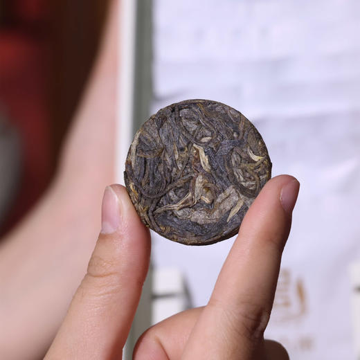 2023凰馨古茶“薄荷塘3类”小玉饼144克 商品图4