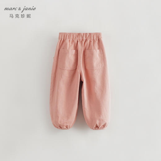 马克珍妮秋装新款 女童全棉牛仔O型裤束脚裤儿童裤子231733 商品图2
