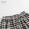 马克珍妮秋装新款 女童全棉黑白格纹百褶短裙 儿童半身裙231585 商品缩略图2