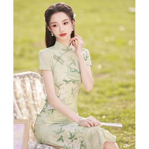 老上海民国风，丝麻旗袍改良时尚连衣裙BJS6379 商品图1