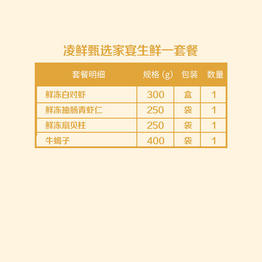 2023 中粮凌鲜甄选家宴生鲜套餐1 商品图1