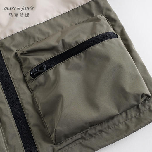 【三防】马克珍妮秋装新款 男童户外风撞色夹克外套231507 商品图3