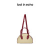 lost in echo设计师品牌大号撞色保龄球斜跨包手提包 商品缩略图1