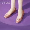 迪芙斯D:FUSE女鞋2023秋季新款单鞋女方头烫钻漆牛皮气质通勤女鞋DF33111068 商品缩略图12