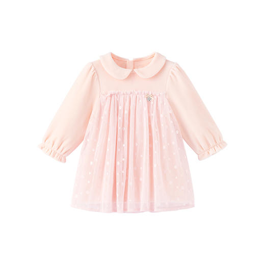 【商场同款】英氏女宝宝天鹅绒纱裙可爱甜美公主裙连衣裙春秋 商品图4