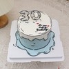 二次元漫画蛋糕—数字可改 商品缩略图1