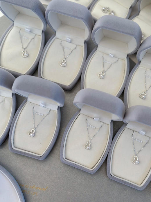 园园亲选浙江诸暨/天然珍珠项链/耳钉全系列 银针/18k金 商品图1