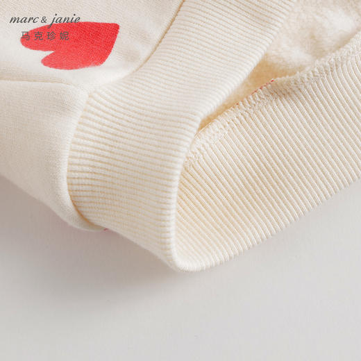 马克珍妮秋装新款 女童满印宽松休闲卫衣 儿童纯棉上衣231588 商品图5