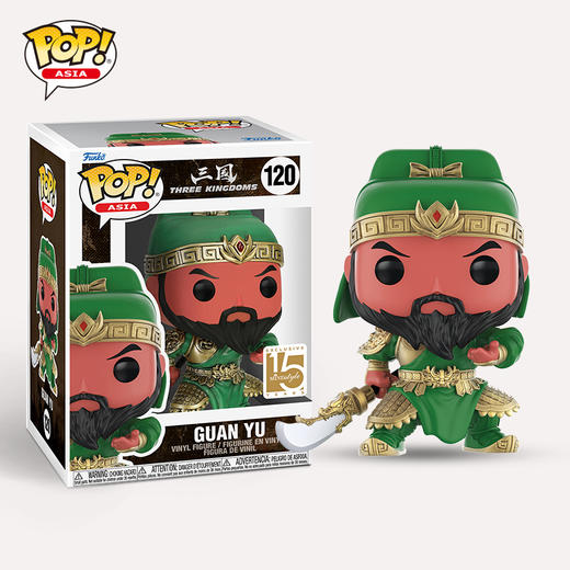 Funko POP! Asia Three Kingdoms Guan Yu  亚洲系列 三国演义 关羽公仔手办摆件 58384 商品图3