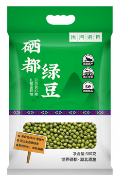陇间柒月 硒都绿豆300克*3