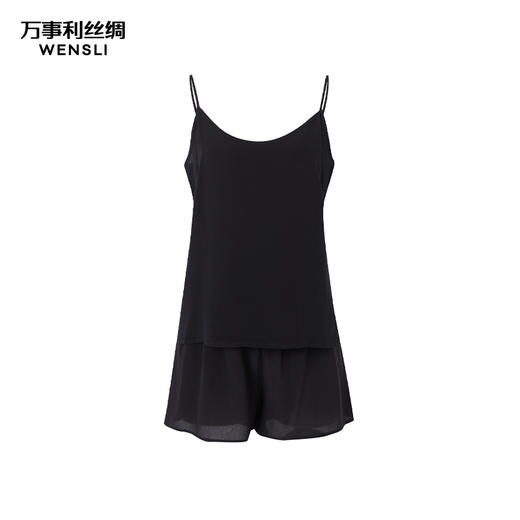 万事利“馥郁”真丝吊带短裤套装 商品图3