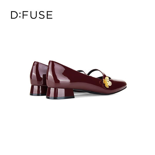 【甜梦少女】迪芙斯D:FUSE女鞋秋款单鞋女玛丽珍鞋漆皮圆头法式复古女鞋DF33111272 商品图3
