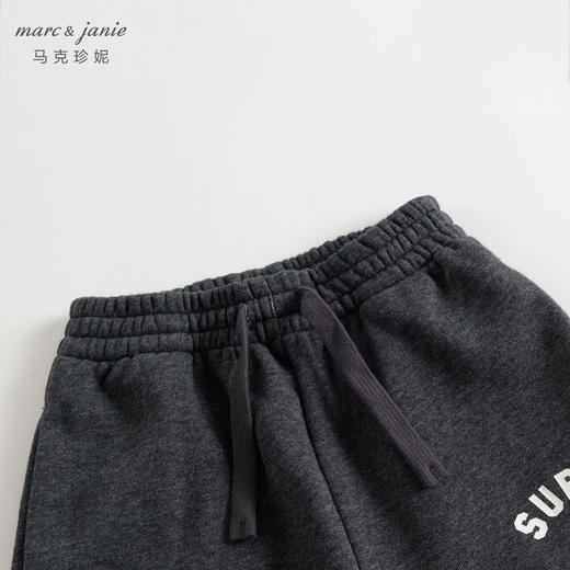 马克珍妮秋装新款 男童学院风束脚休闲运动裤 儿童裤子231660 商品图3
