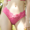 3条98元好奇蜜斯夏薄法式纯棉抗菌裆舒适性感透视蕾丝三角内裤女奥萝拉 商品缩略图0
