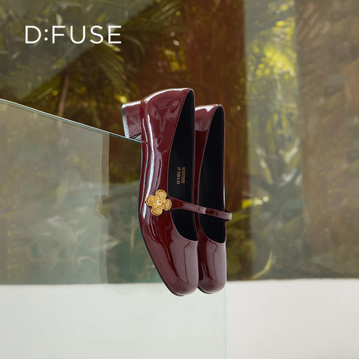 【甜梦少女】迪芙斯D:FUSE女鞋秋款单鞋女玛丽珍鞋漆皮圆头法式复古女鞋DF33111272 商品图10