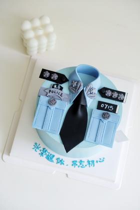 警察制服蛋糕