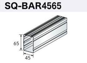 日本桐井KIRII鋼材SQ-BAR材天井・壁用LGS轻钢龙骨方形（主骨）SQ-4565 X 3000mm