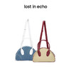 lost in echo设计师品牌大号撞色保龄球斜跨包手提包 商品缩略图4