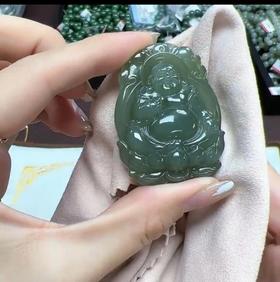 和田玉盘坐佛公