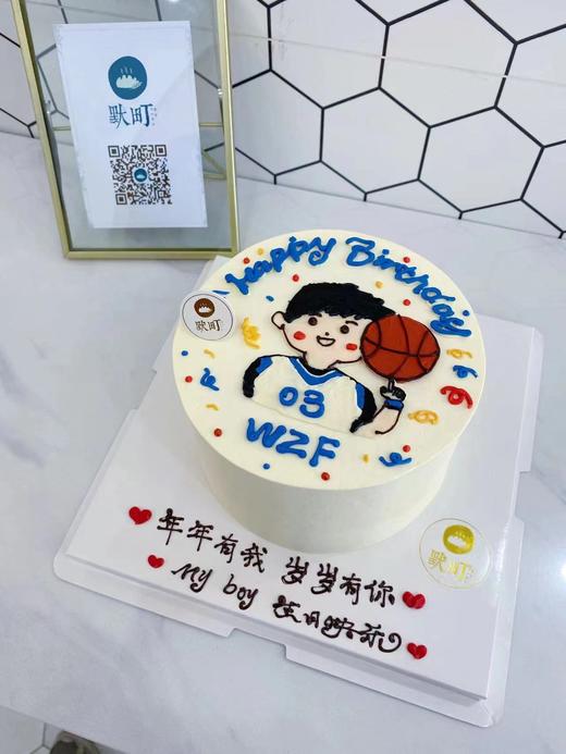 手绘篮球小男孩 商品图0