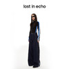 [断码]lost in echo秋季新款内搭运动条纹高领多色撞色设计针织打底衫女 商品缩略图2
