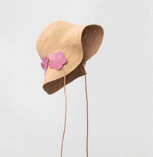Blanc - Valenti - Natural/Pink Leather - 帽子 - 原色 商品图0