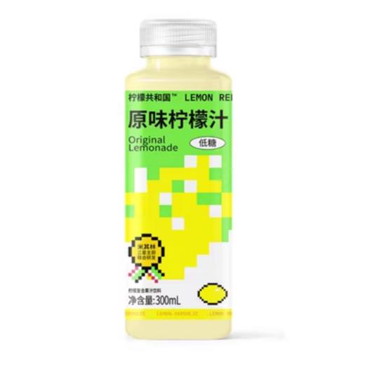 柠檬共和国 柠檬复合果汁饮料 300ml 商品图0